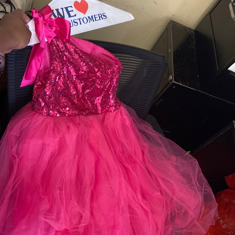 Kids pink dress